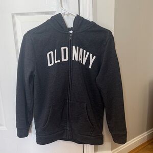Old Navy Kids XL Charcoal Zip-Up jacket